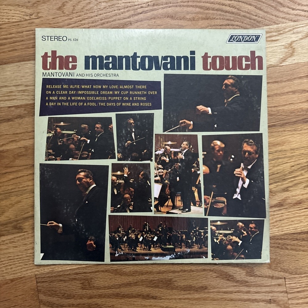 Vintage The Mantovani Touch‎ Album Record Vinyl LP